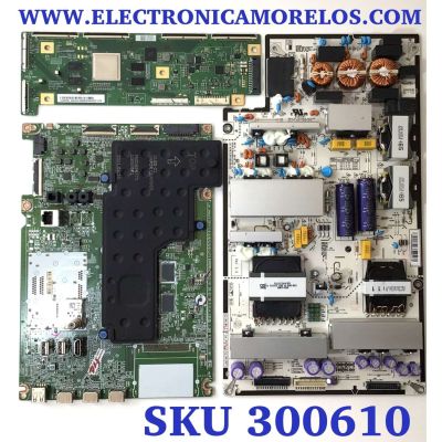 KIT DE TARJETAS PARA TV LG OLED 4K SMART TV / MAIN EBT66642903 / EAX69532304 / T-CON 6871L-6275B / 6870C-0852A / LE650AQD-ENA1-TJA / FUENTE EAY65689423 / EAX69061002 / LGP65CX-20OP / PANEL LE650AQD (EP)(A2) / MODELO OLED65C1PUB / OLED65C1PUB.BUSYLJR